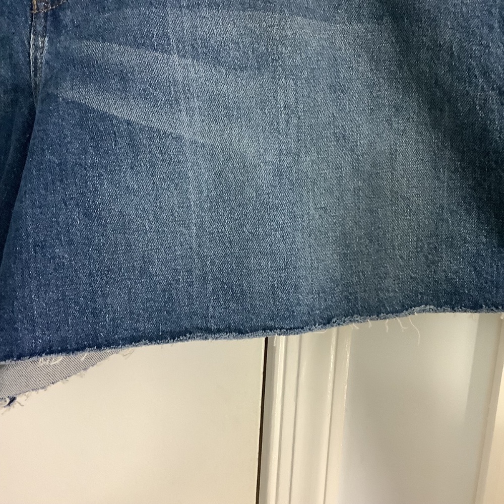 NWT LAUREN RALPH LAUREN WOMAN PLUS 22W DENIM SHORTS RAW HEM RETAIL 99.99 - Picture 9 of 11